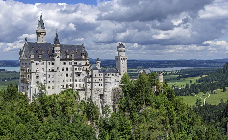 Castelo Neuschwanstein na Alemanha.