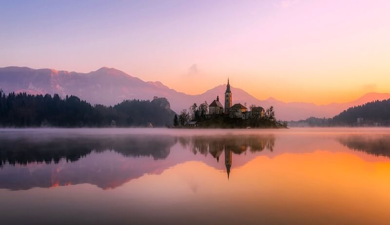 Panorama do Castelo de Bled