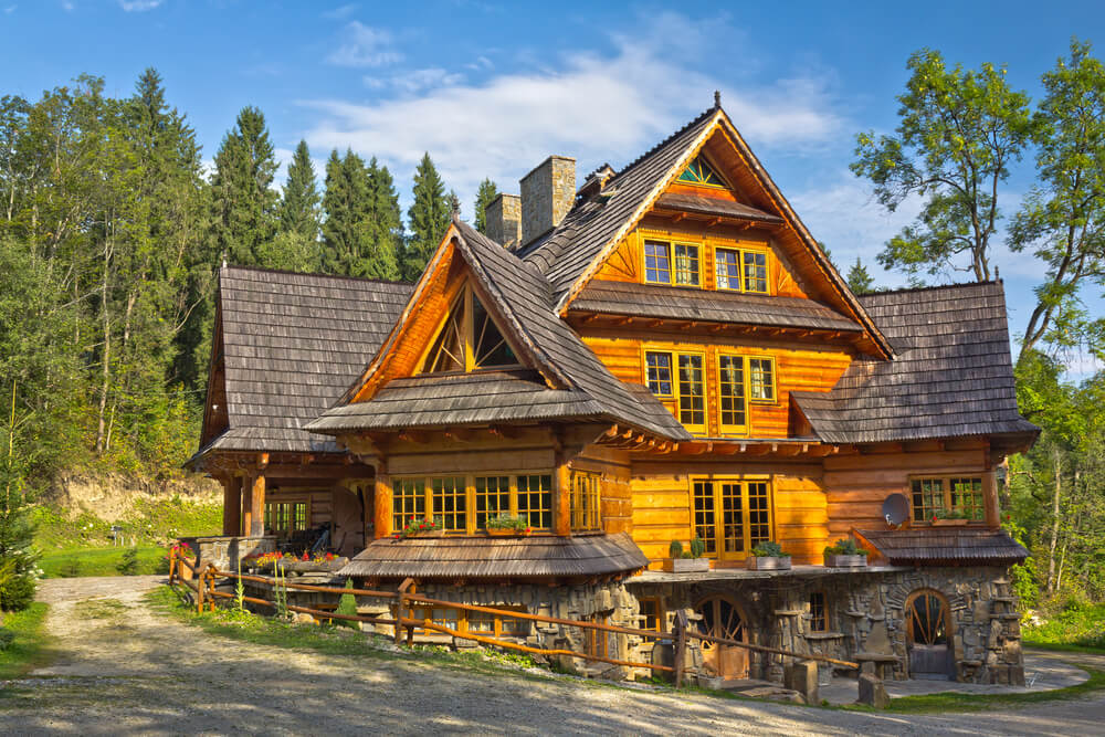 Casa em madeira Zakopane na Polônia